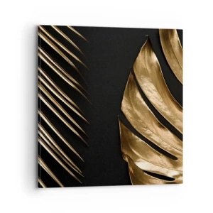 Lærredstryk - Billede på lærred - Forskellige, og lige dyre - 70x70 cm