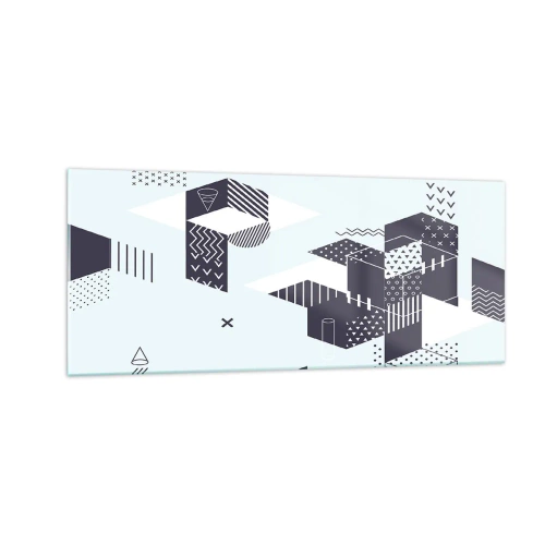 Billede på glas - I matematikkens sjæl - 100x40 cm