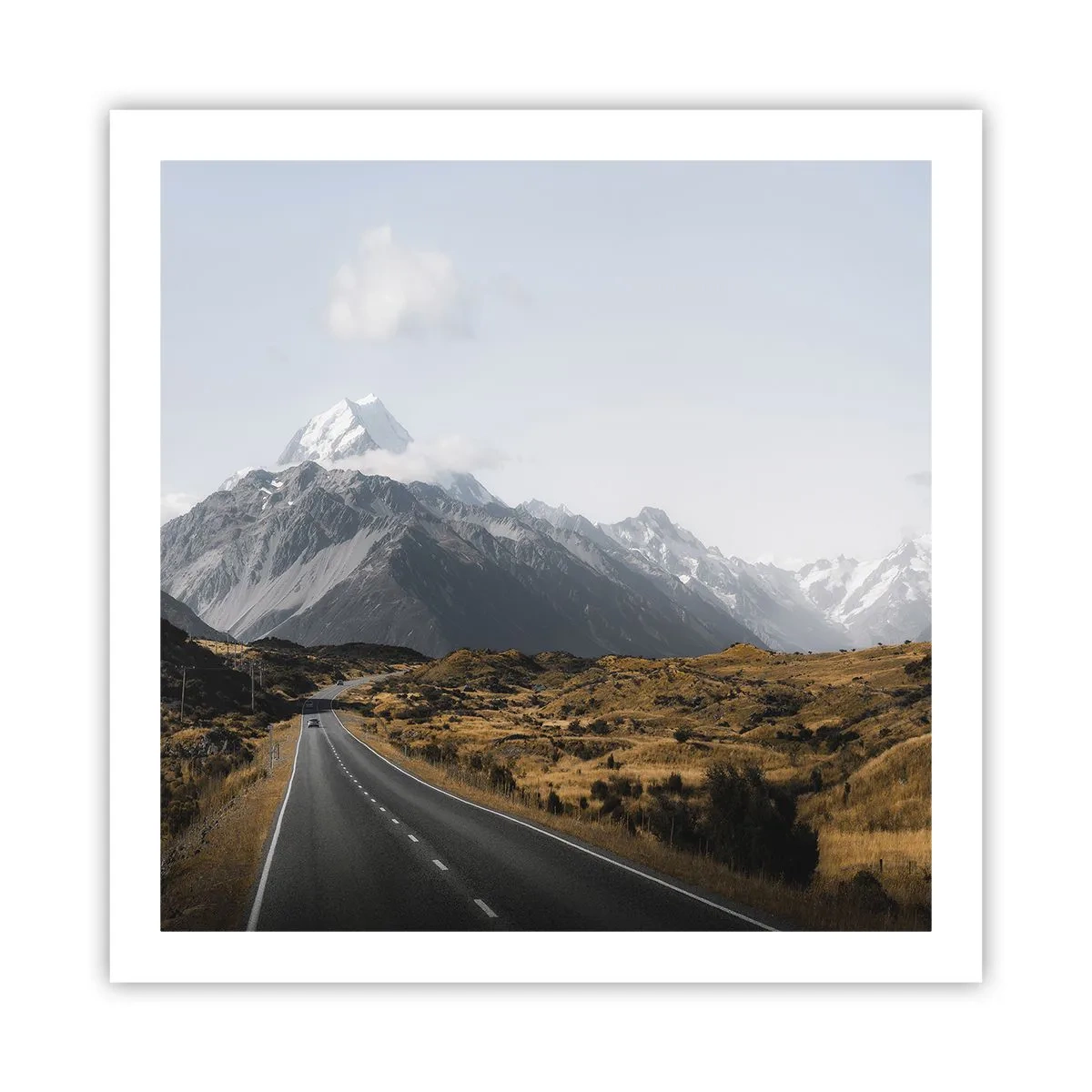 Plakat - Vejen til hjerte - 60x60 cm