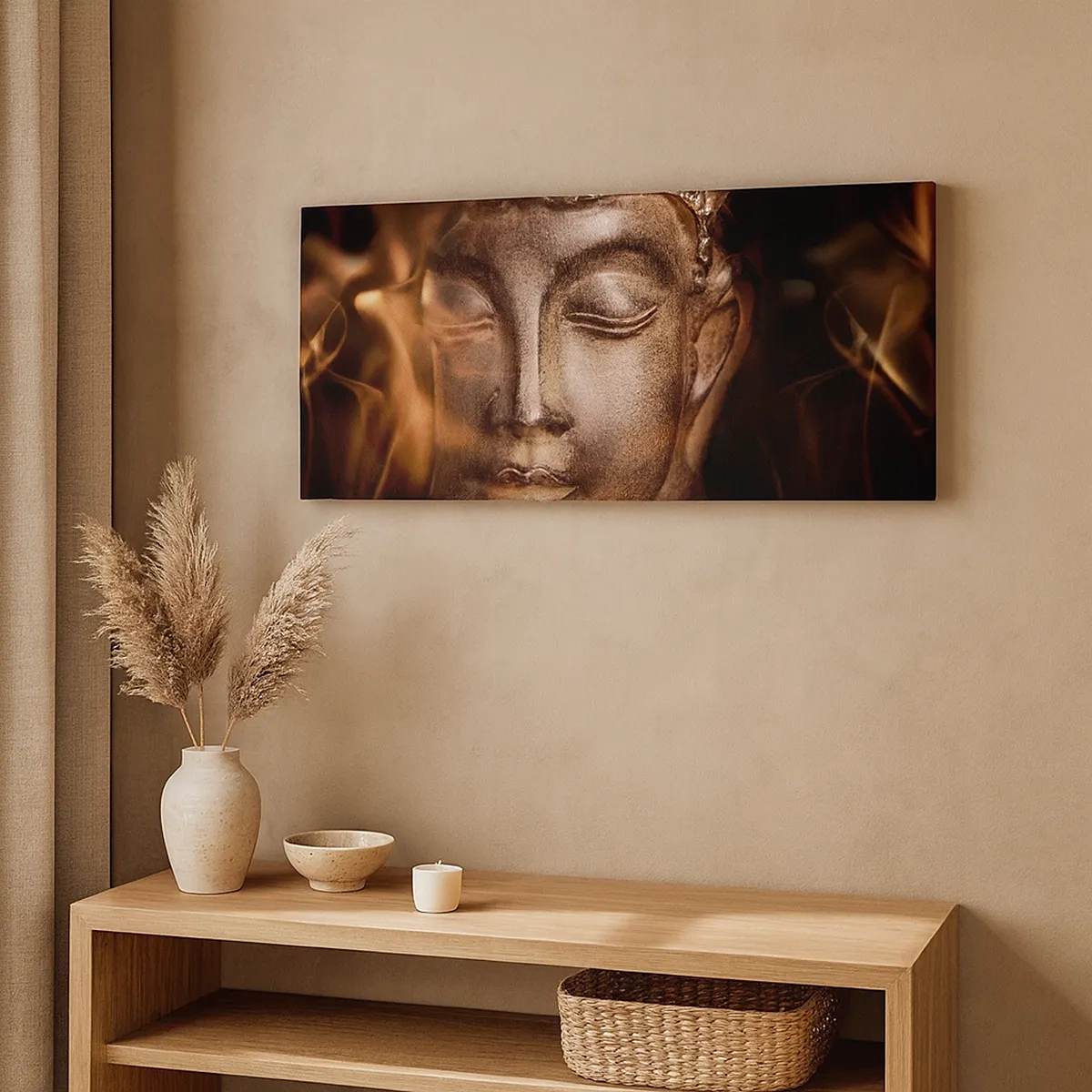 Lærredstryk - Billede på lærred - Den eksisterer kun her og nu - 30x30 cm