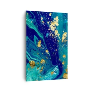 Lærredstryk - Billede på lærred - Solblade  - 80x120 cm