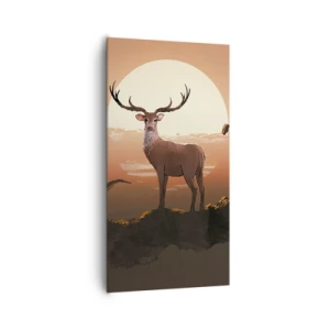 Lærredstryk - Billede på lærred - Denne aften er ikke som alle andre - 65x120 cm