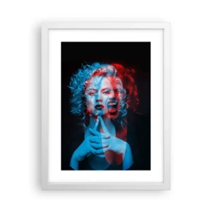 Plakat i hvid ramme - Alter ego - 30x40 cm