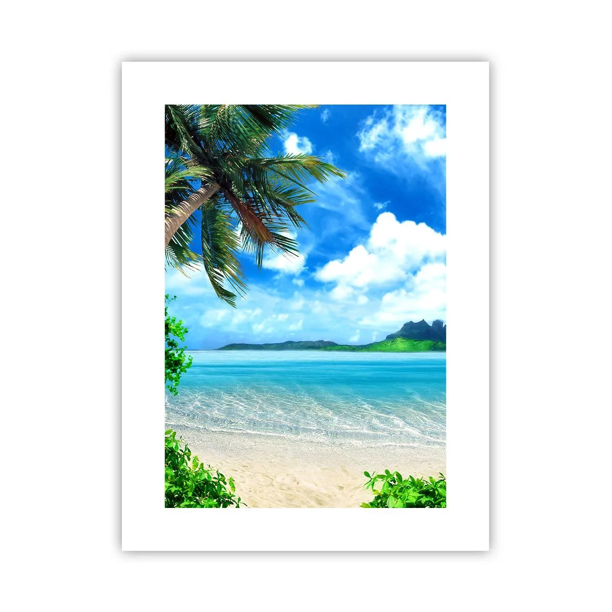 Plakat - Azur i troperne - 30x40 cm