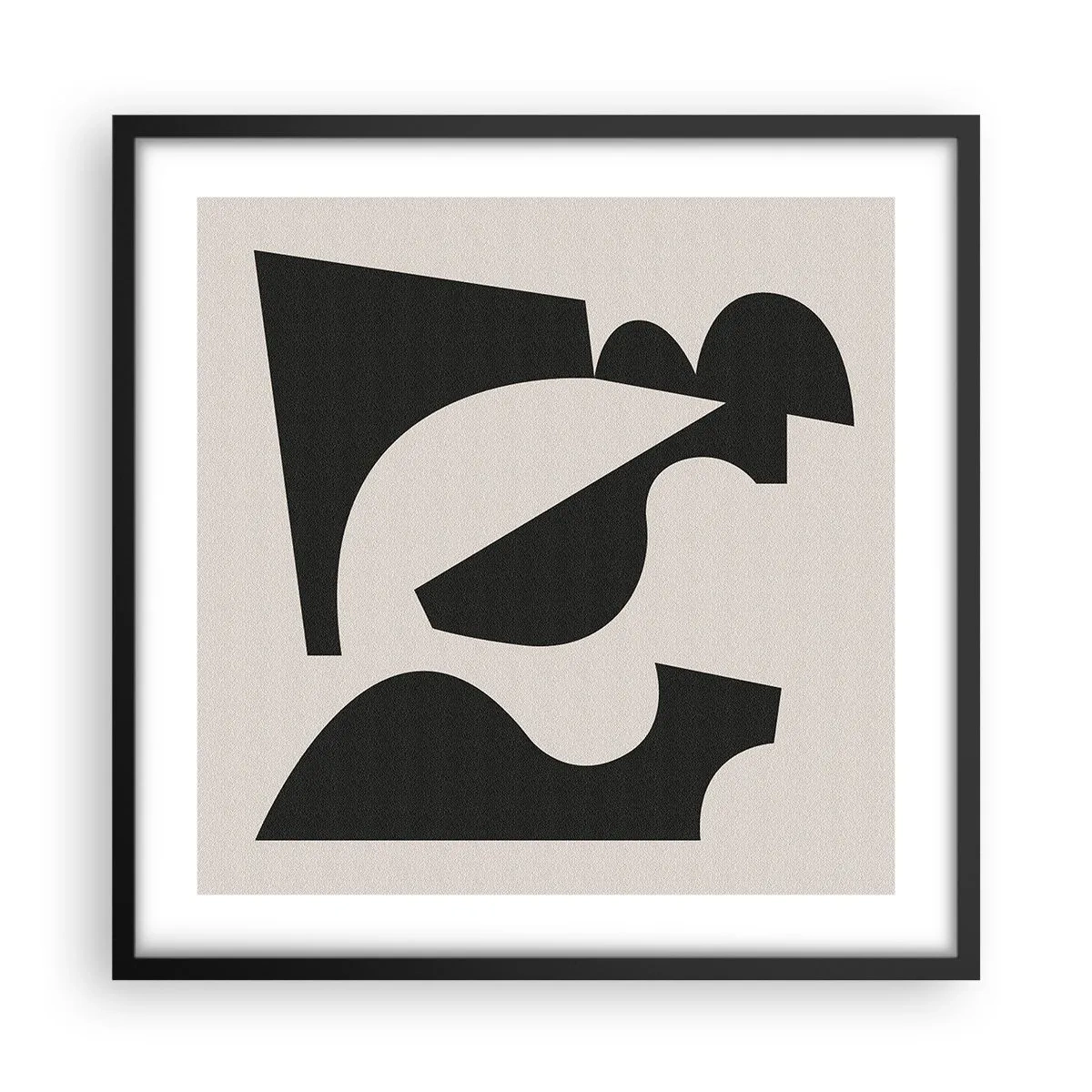 Plakat i sort ramme - Sammensæt din egen - 50x50 cm