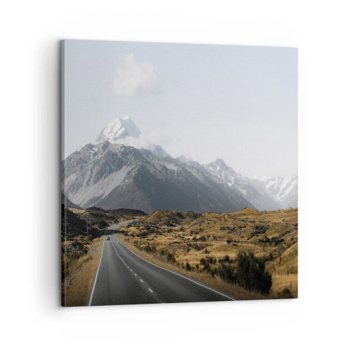 Lærredstryk - Billede på lærred - Vejen til hjerte - 60x60 cm