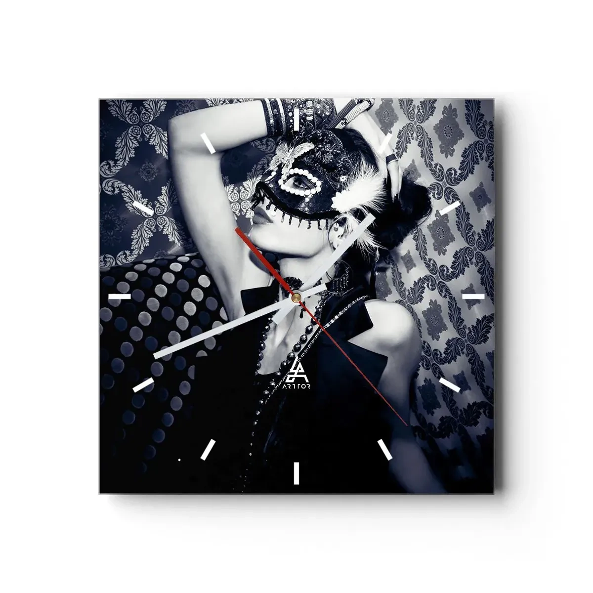 Vægur, Uret - Dekorationer, pynt, mønstre... - 40x40 cm