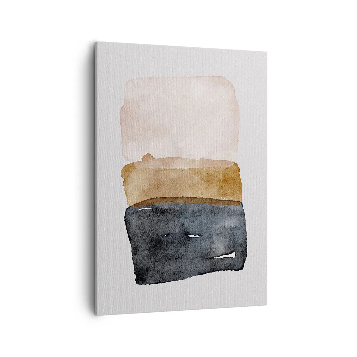 Lærredstryk - Billede på lærred - Sammensætning af jordfarver - 50x70 cm