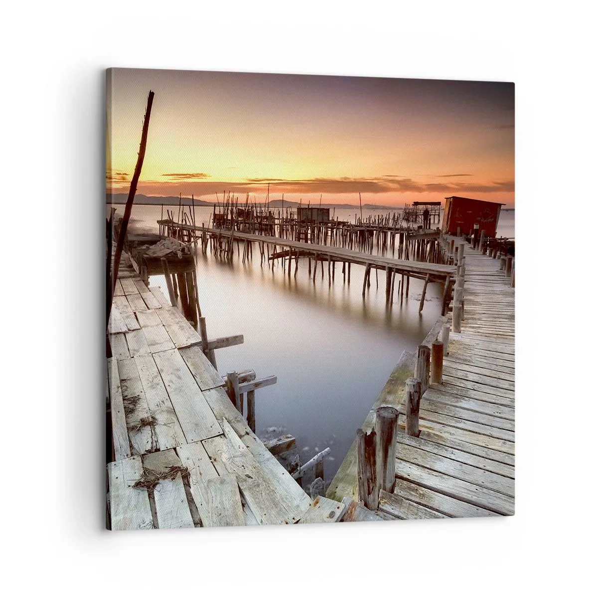 Lærredstryk - Billede på lærred - Autentisk, ikke en turistattrapp - 60x60 cm