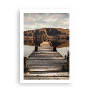 Plakat - Et landskab i stilhed - 50x70 cm