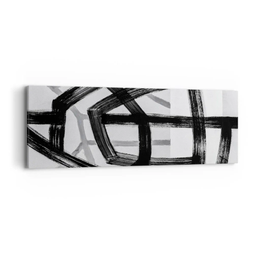 Lærredstryk - Billede på lærred - Opbygning af dybde - 90x30 cm