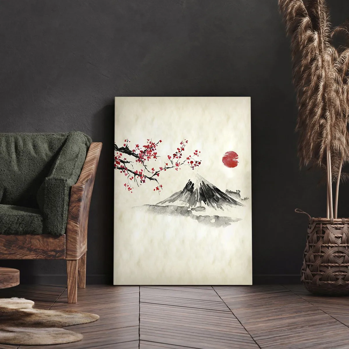 Lærredstryk - Billede på lærred - Bliv forelsket i Japan - 50x70 cm