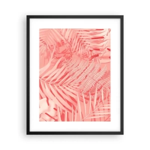 Plakat i sort ramme - Lyserødt koncept - 40x50 cm