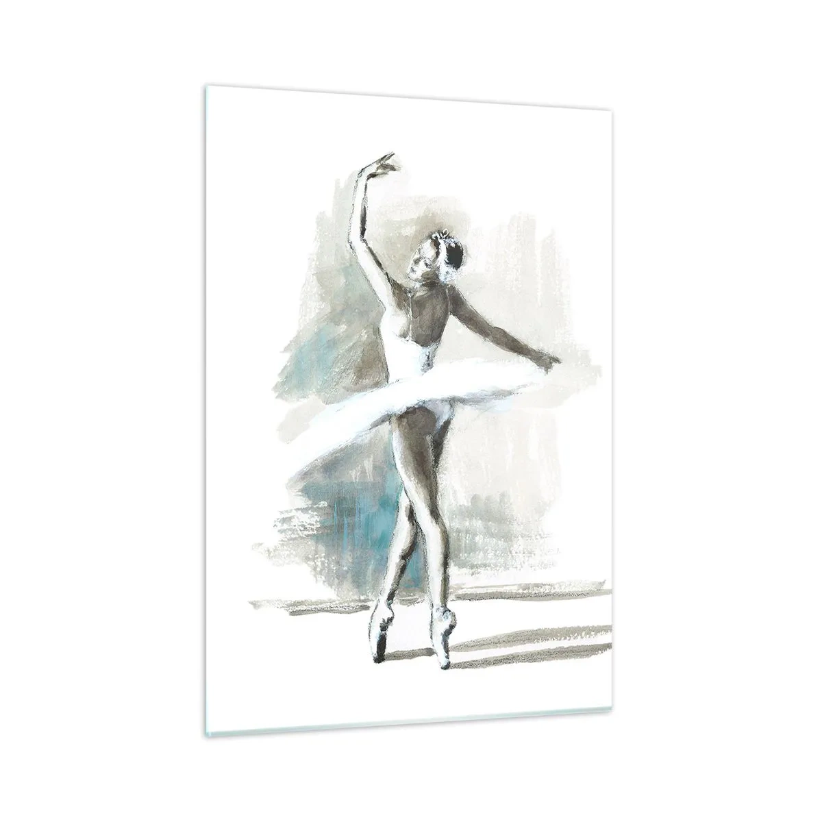 Billede på glas - Fortryllet til en svane - 50x70 cm