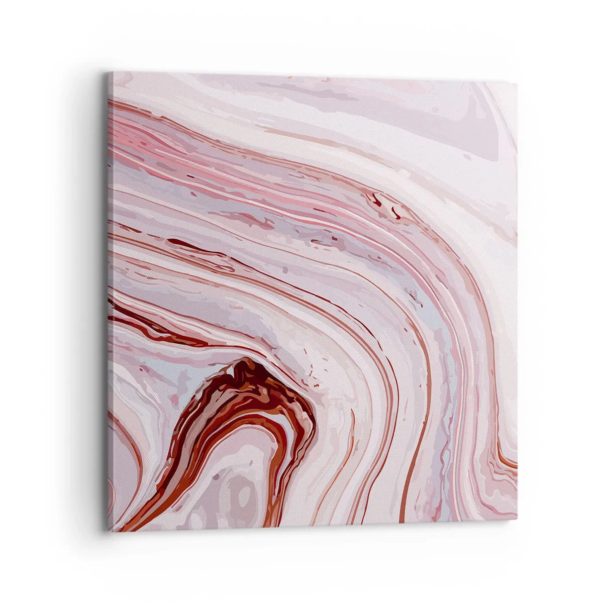 Lærredstryk - Billede på lærred - Lige frem og derefter til højre ned - 70x70 cm