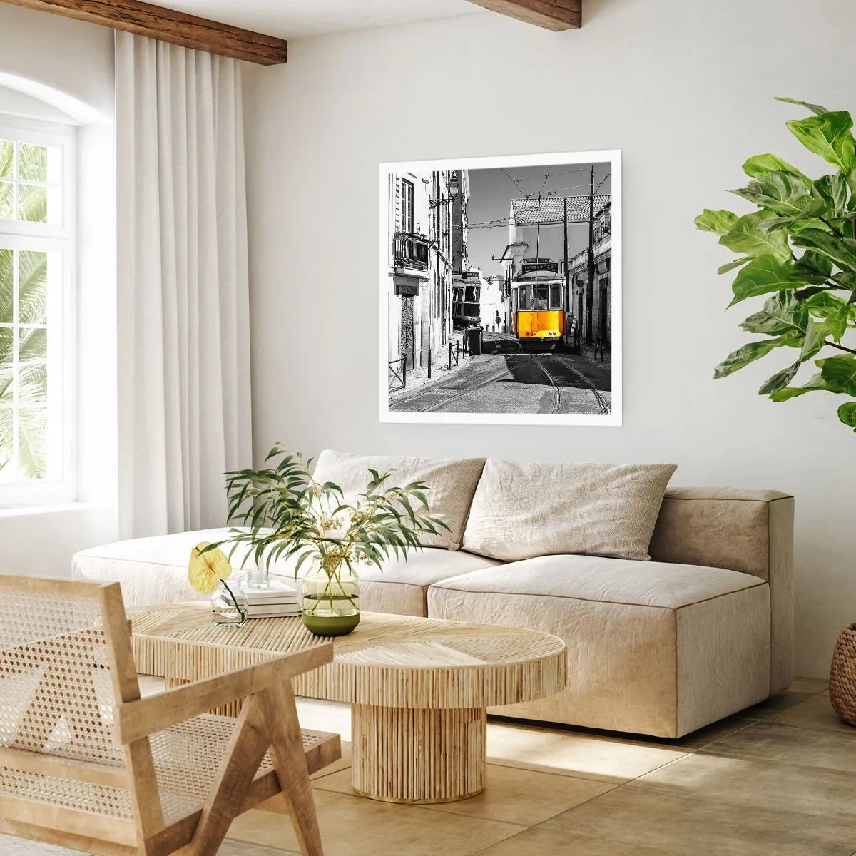 Plakat - Lissabons ånd - 50x50 cm