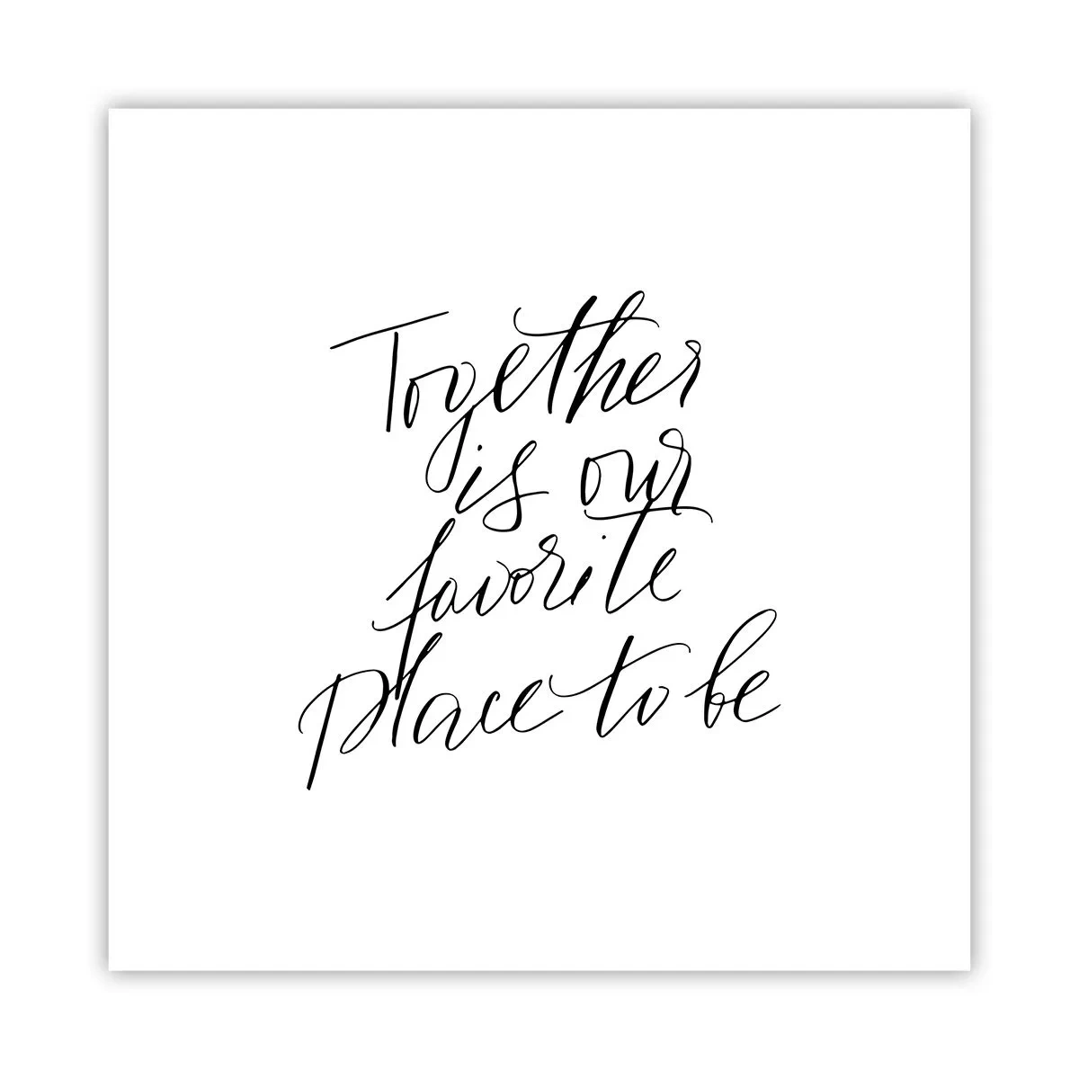 Plakat - Føler du det også? - 40x40 cm