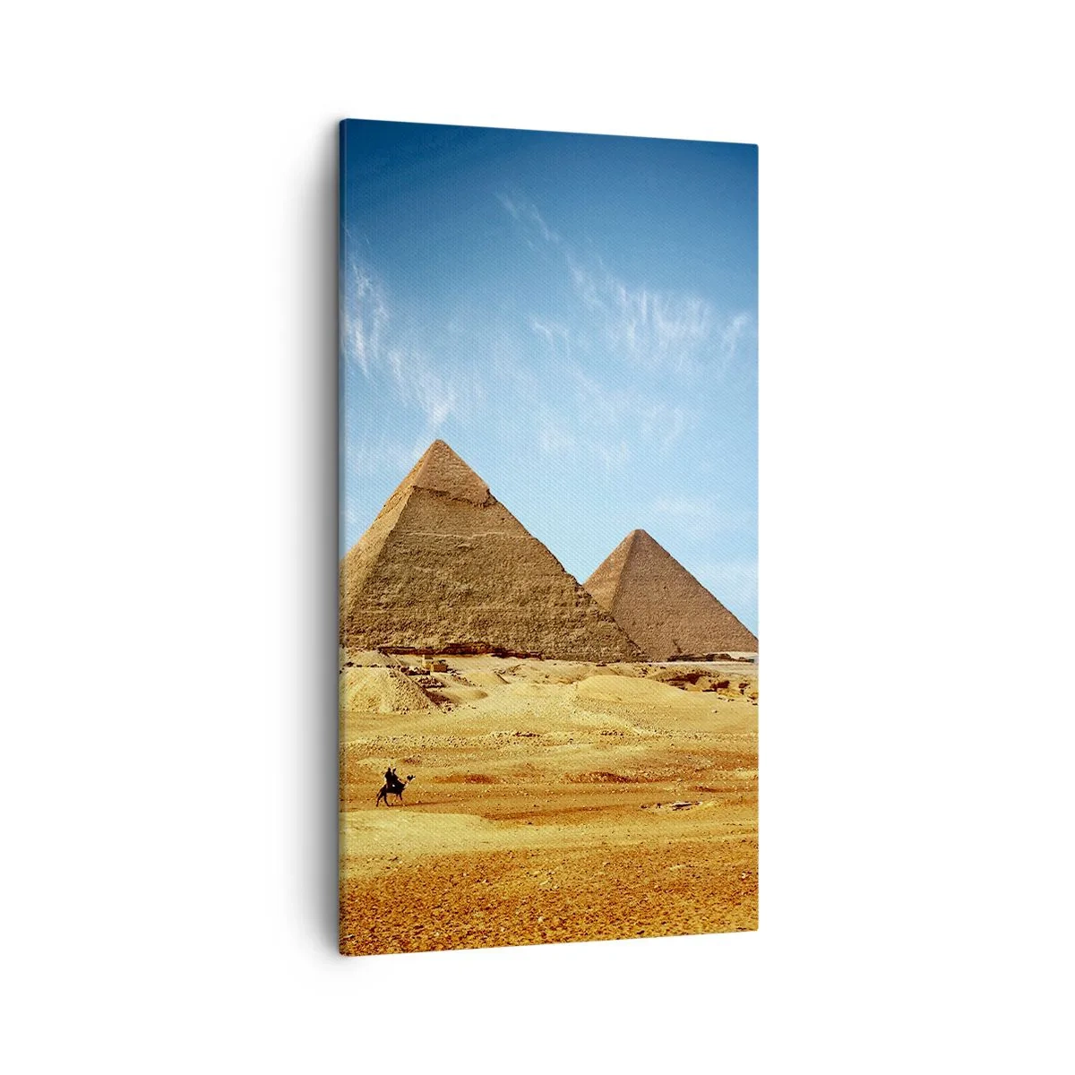 Lærredstryk - Billede på lærred - 40 århundreder ser på jer - 45x80 cm