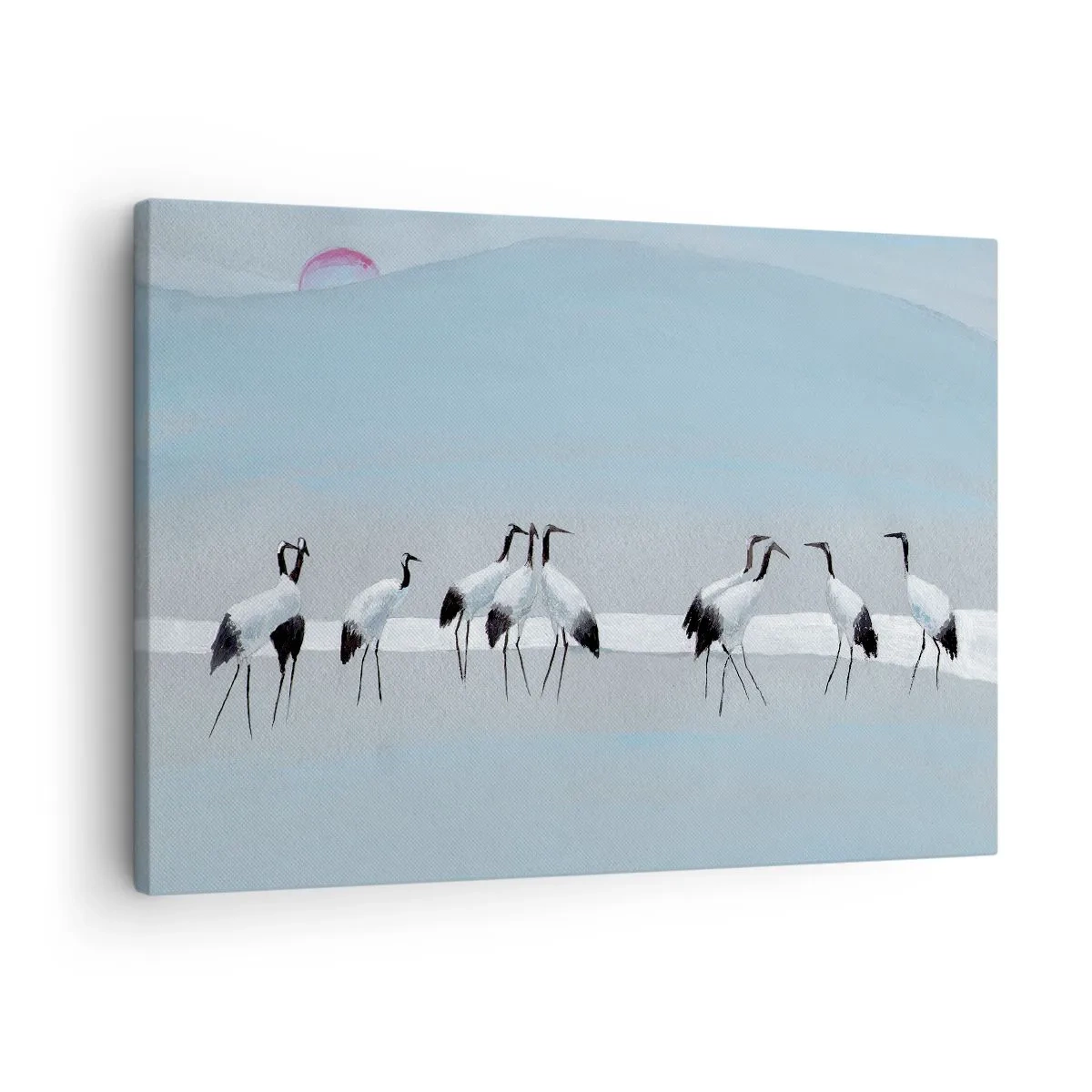 Lærredstryk - Billede på lærred - Efter en varm dag - 70x50 cm
