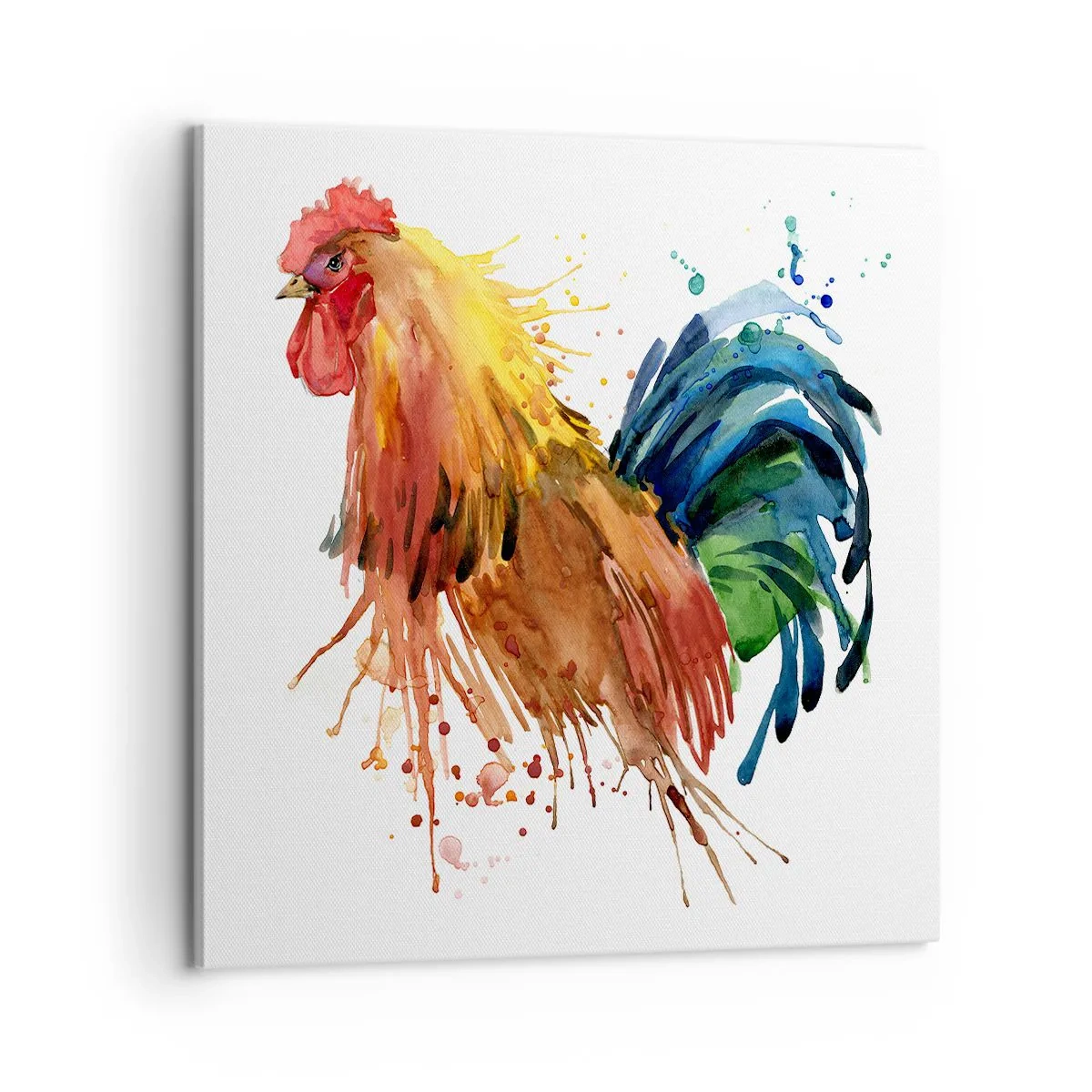 Lærredstryk - Billede på lærred - Kongelig kappe, kongelig stolthed - 60x60 cm