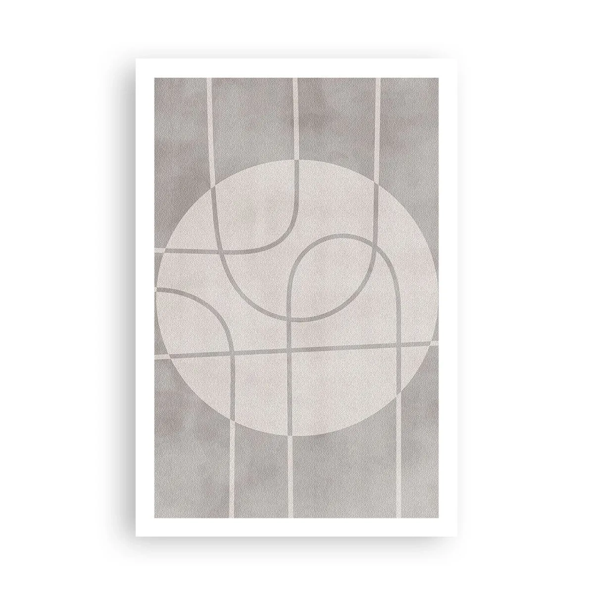 Plakat - Cirkulær og lige frem - 61x91 cm