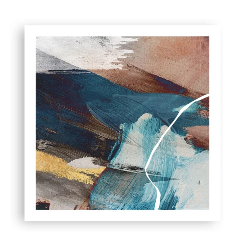 Plakat - Med flair og energi - 60x60 cm