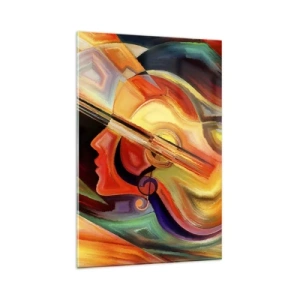 Billede på glas - Og alt er i orden - 80x120 cm