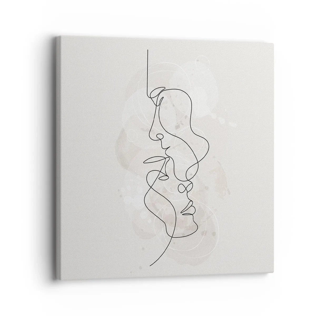 Lærredstryk - Billede på lærred - Omfavnet i en omfavnelse - 30x30 cm