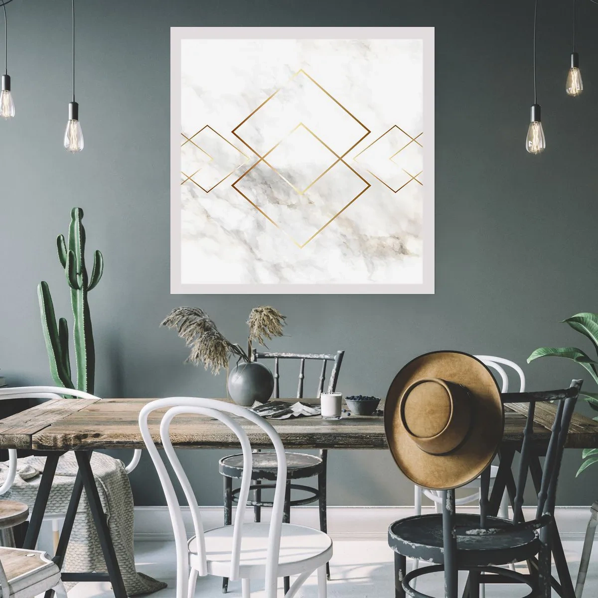 Plakat - Udsigt til det uendelige - 50x50 cm