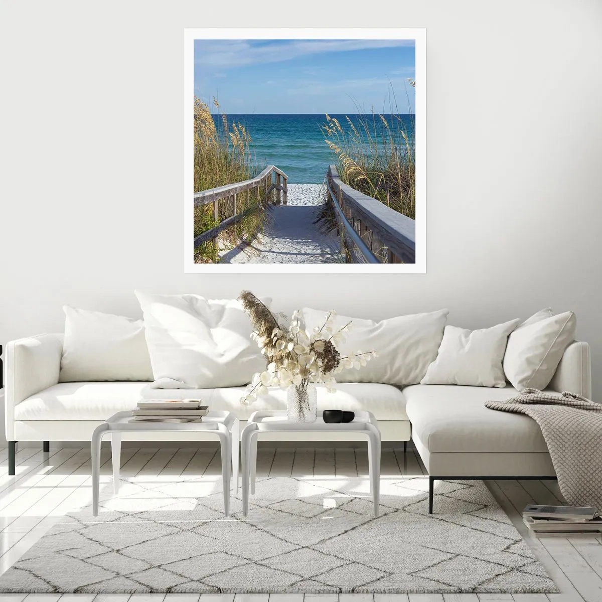 Plakat - I solen, i vinden - 30x30 cm