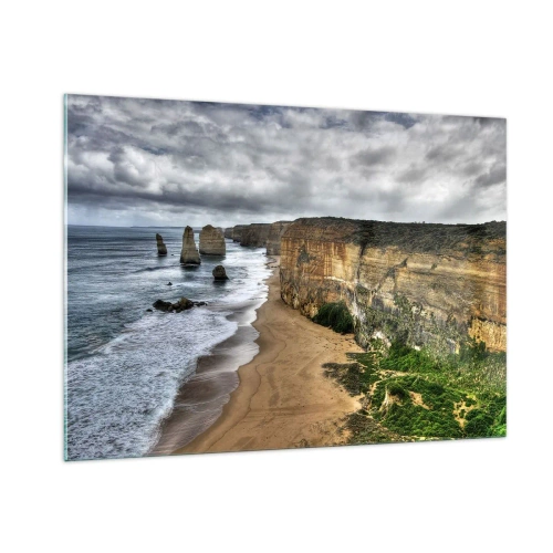 Billede på glas - Rå skønhed - 100x70 cm