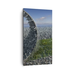 Lærredstryk - Billede på lærred - Naturen er evig - 45x80 cm