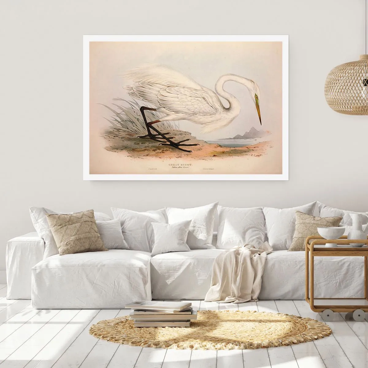 Plakat - Dame på sivene - 50x40 cm