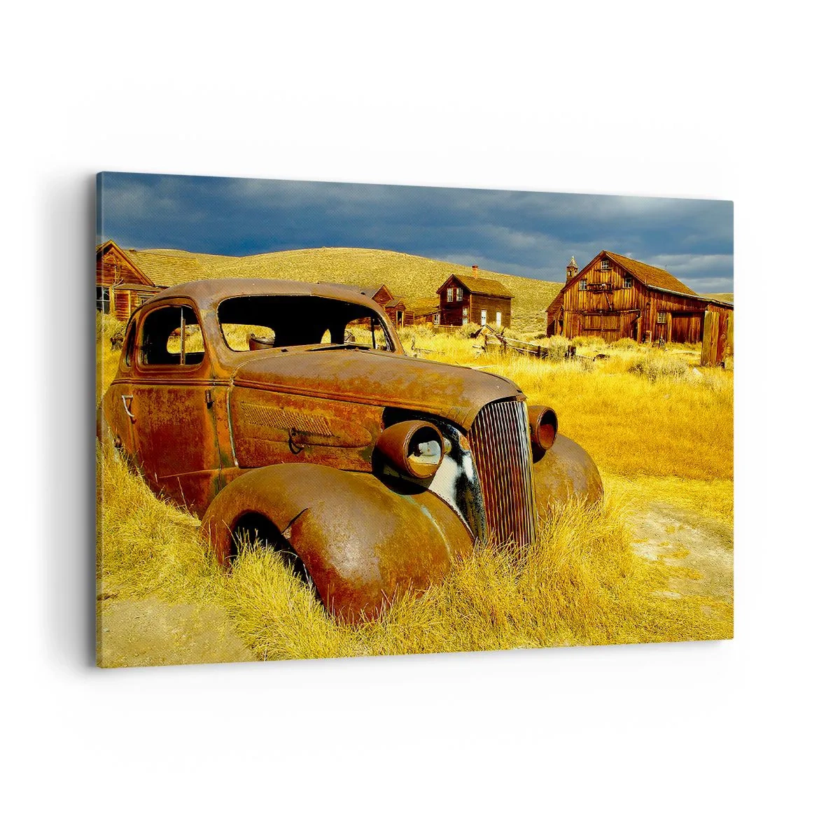 Lærredstryk - Billede på lærred - Et velfortjent hvil - 100x70 cm