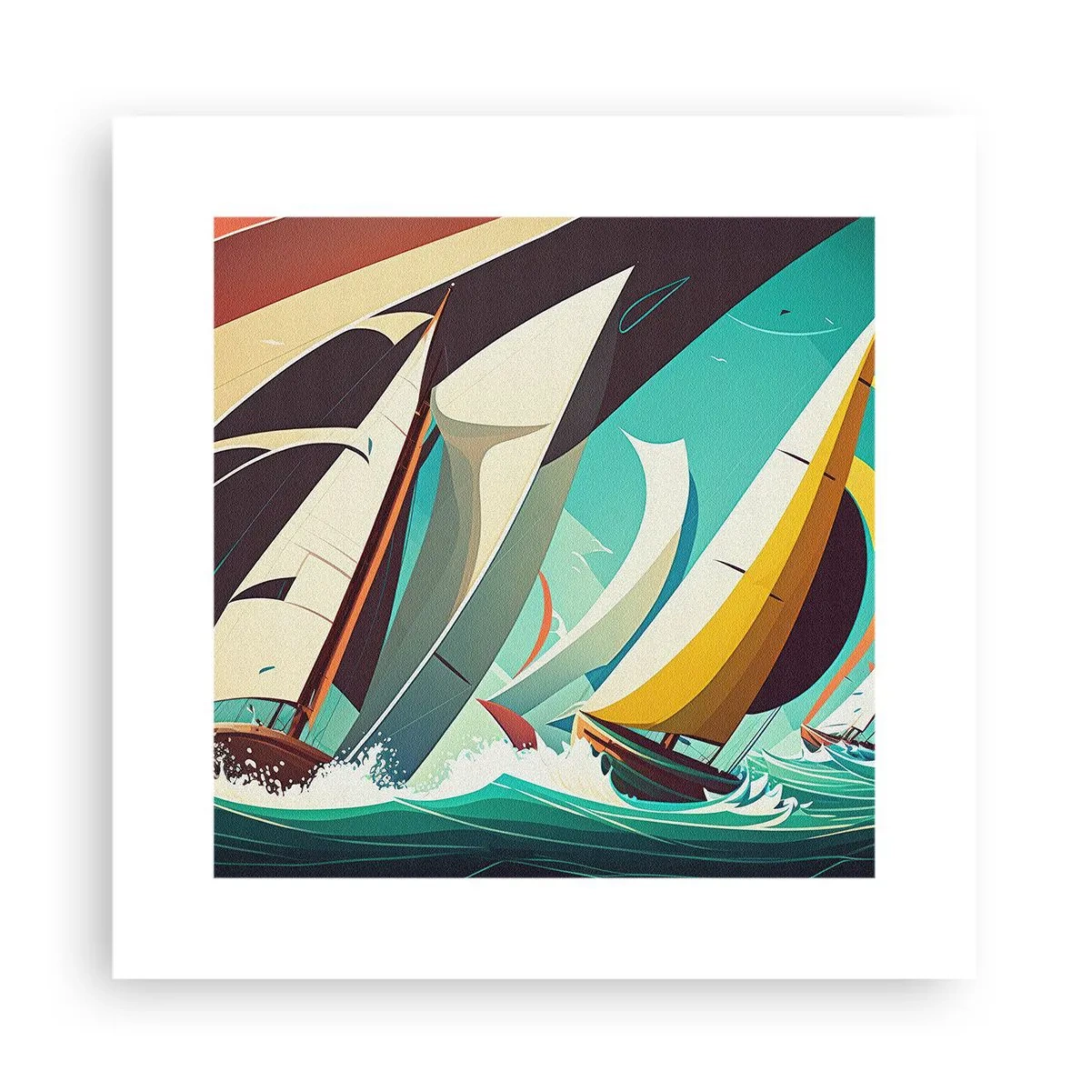 Plakat - Tæt på og personligt med elementerne - 30x30 cm