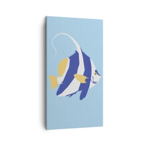 Lærredstryk - Billede på lærred - Savner tropisk vand - 45x80 cm