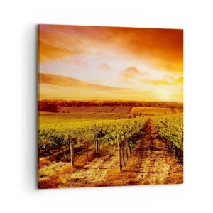 Lærredstryk - Billede på lærred - Delikat frugtagtig med et strejf af solskin - 60x60 cm