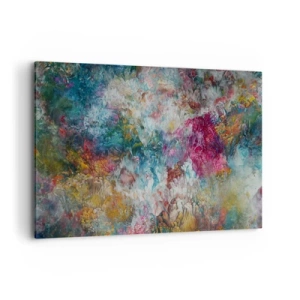 Lærredstryk - Billede på lærred - I fuldt flor - 100x70 cm