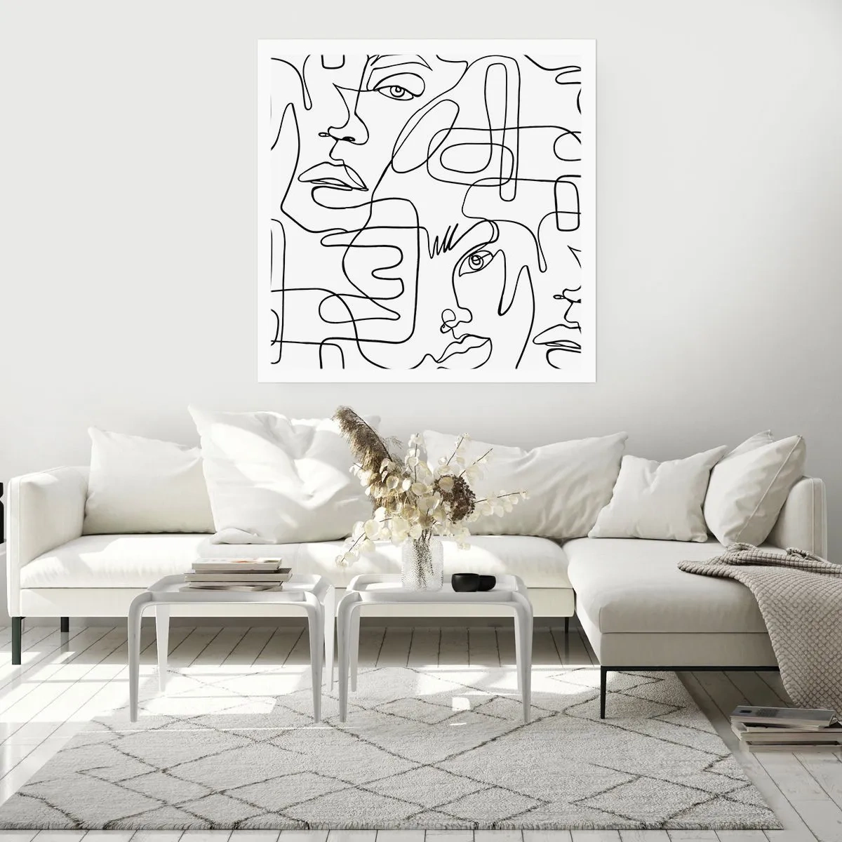 Plakat - I sammenfiltrede følelser - 30x30 cm