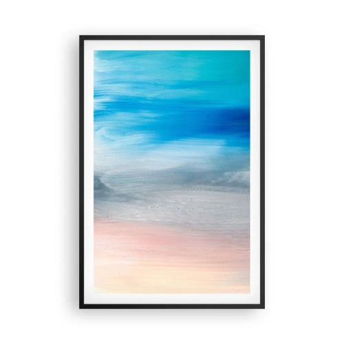 Plakat i sort ramme - Elementer: luft - 61x91 cm