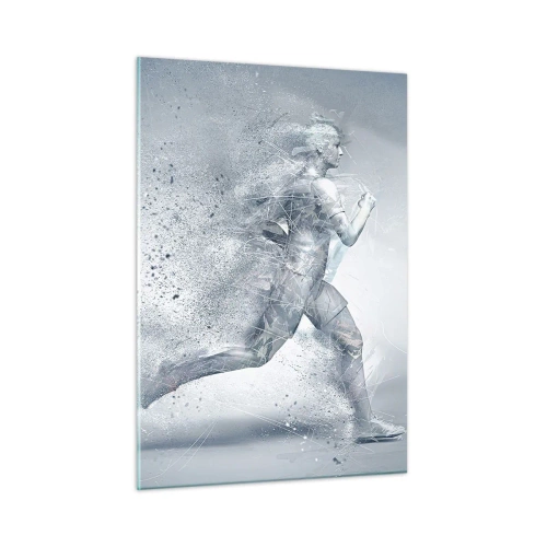 Billede på glas - Krystalklar energi - 50x70 cm