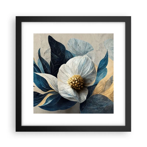 Plakat i sort ramme - Har et hjerte af guld - 30x30 cm