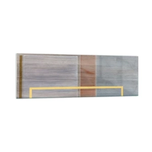 Billede på glas - Lige og rolig - 160x50 cm