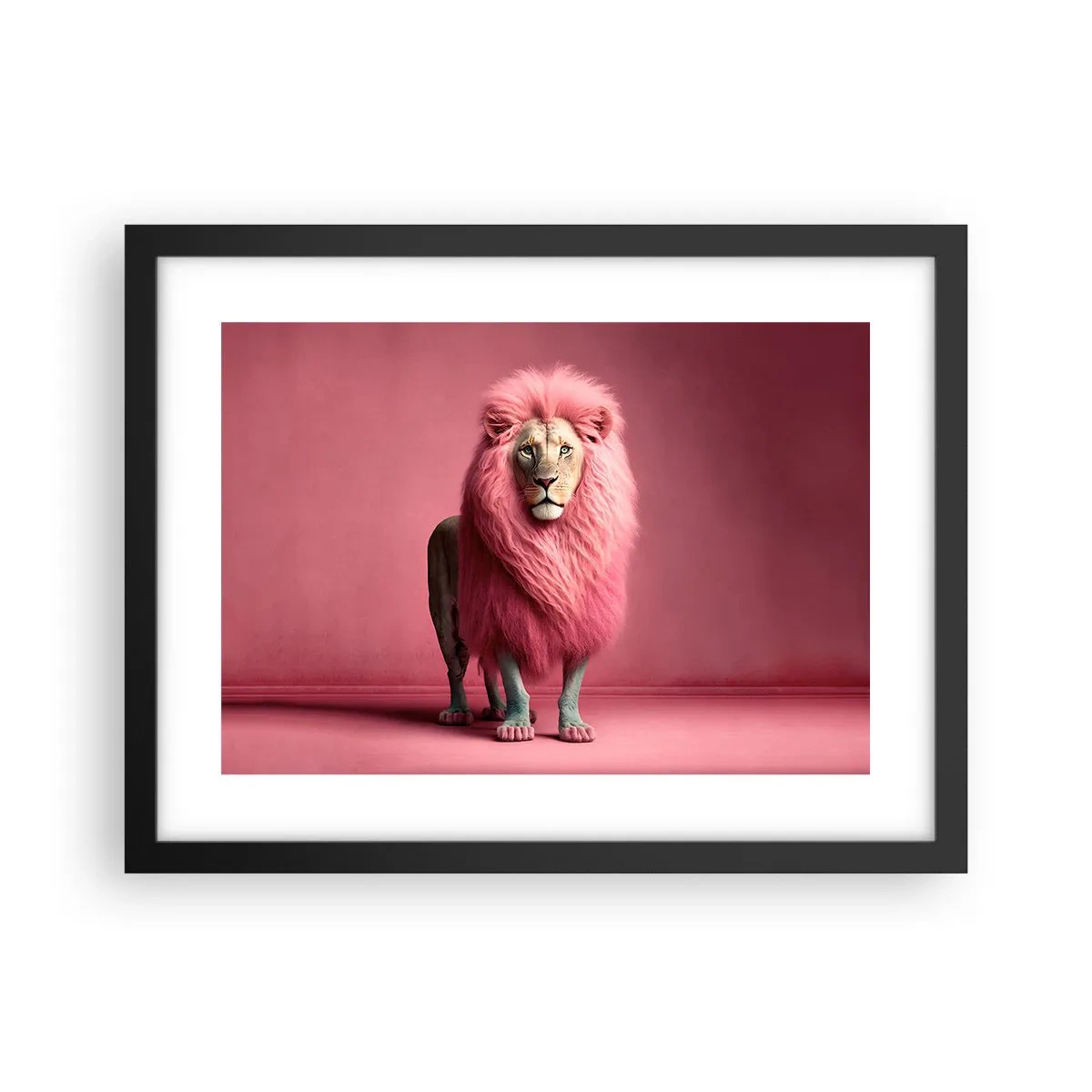 Plakat i sort ramme - Og du er ikke længere bange - 40x30 cm