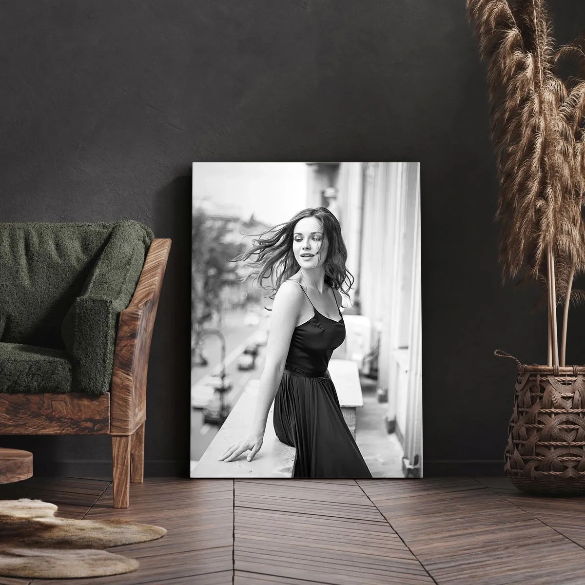 Lærredstryk - Billede på lærred - Bestemt en pariser - 55x100 cm