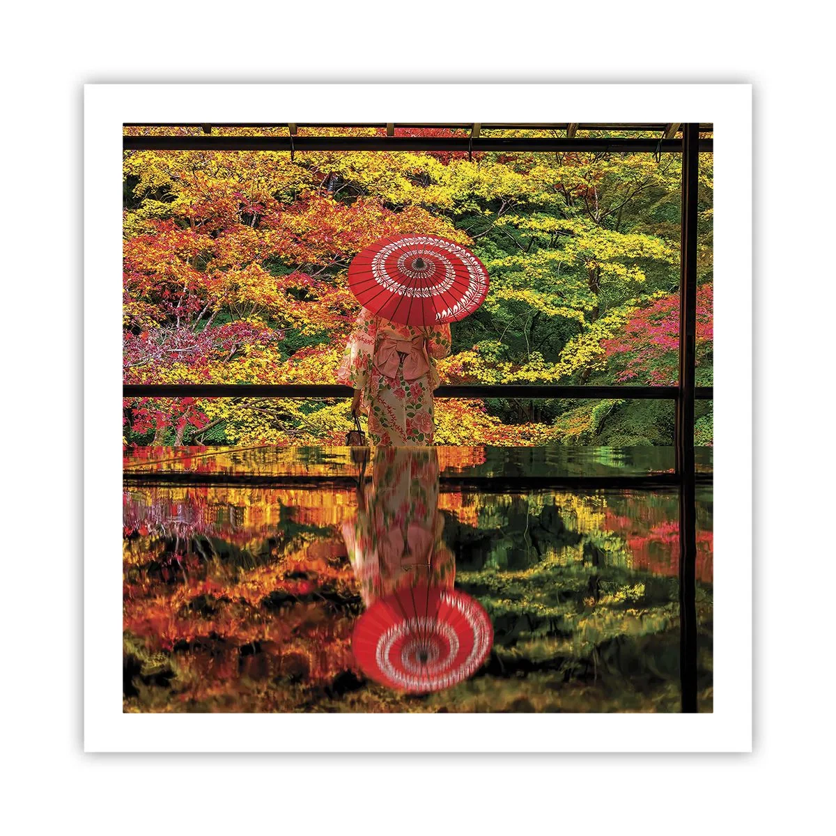Plakat - I naturens tempel - 60x60 cm