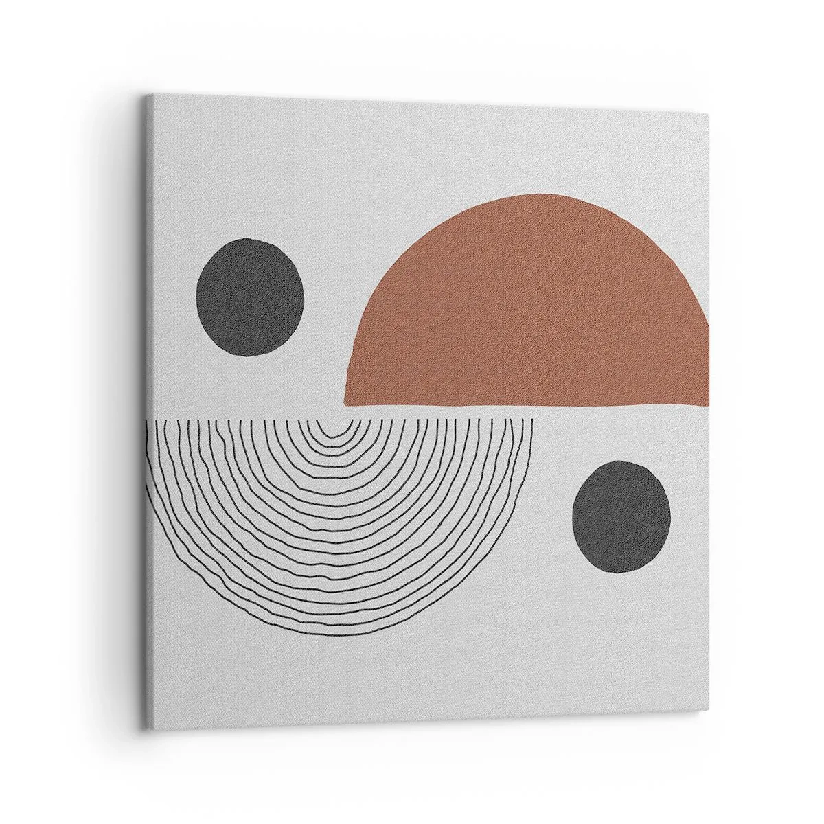 Lærredstryk - Billede på lærred - Perfektion af hjulet - 50x50 cm