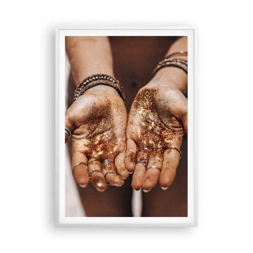 Plakat i hvid ramme - En gave til dig - 70x100 cm