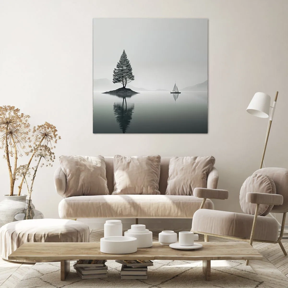 Lærredstryk - Billede på lærred - En drøm - 50x50 cm