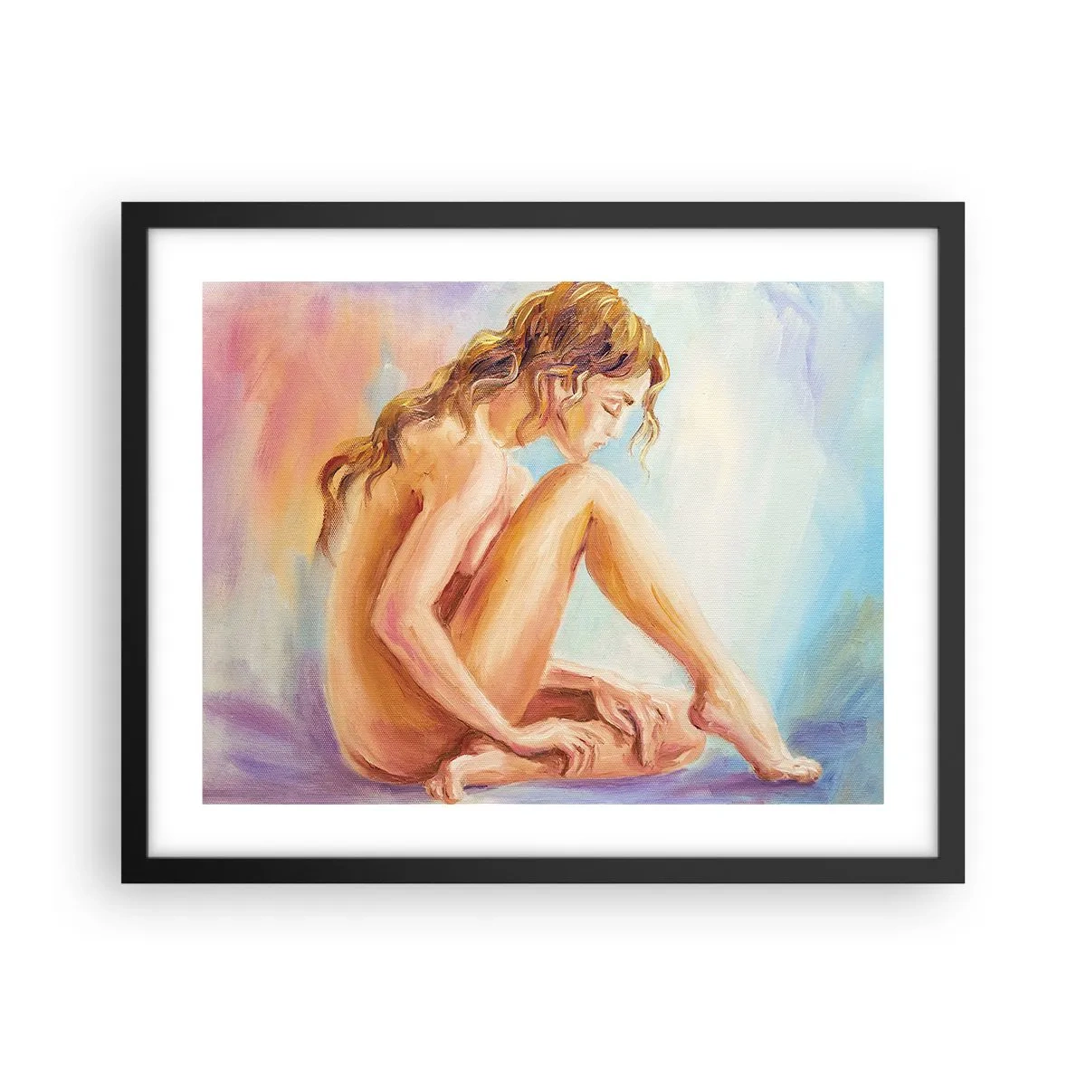 Plakat i sort ramme - Ungdomens handling - 50x40 cm